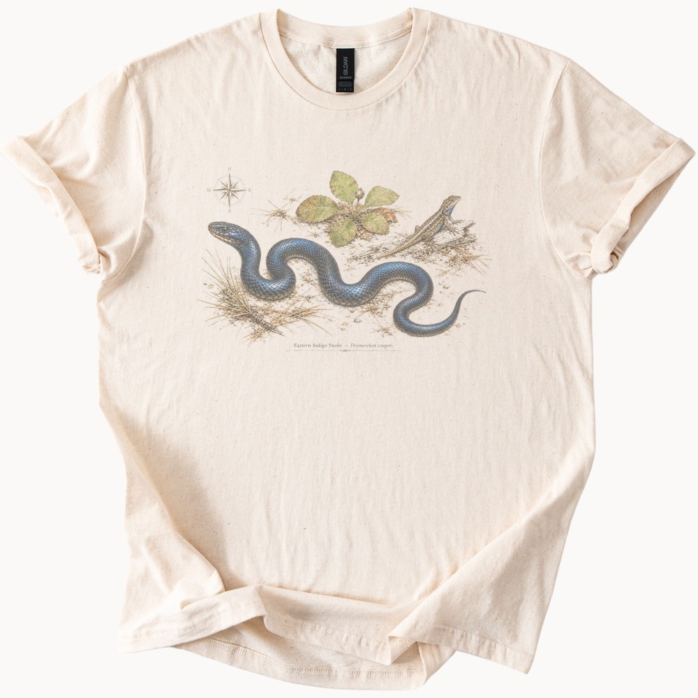 Naturalistic Snake Boho Tee